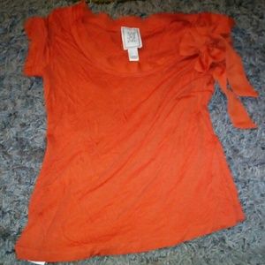 Coral orange top